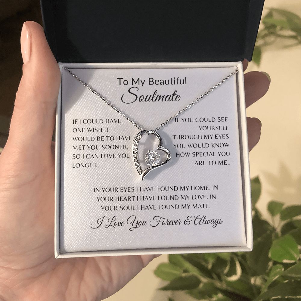 Forever Love Necklace I Love You Forever & Always