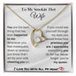 Smokin Hot Wife | My Queen - Forever Love Heart Necklace