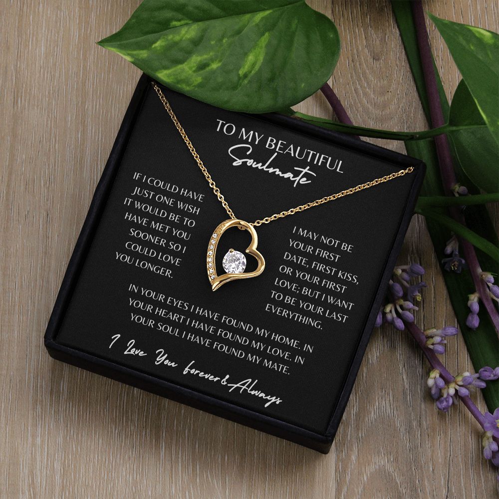 Forever Love Necklace Beautiful Soulmate Necklace