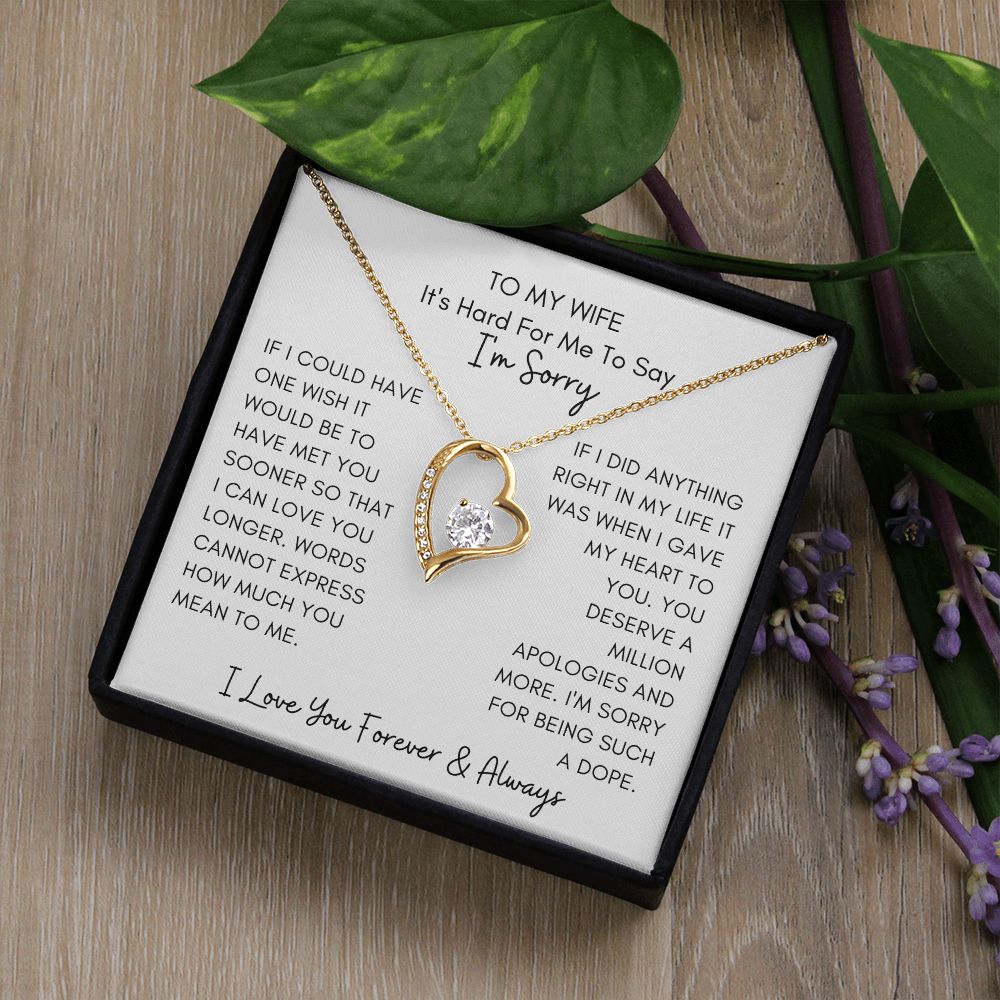 Forever Forgive Love Necklace