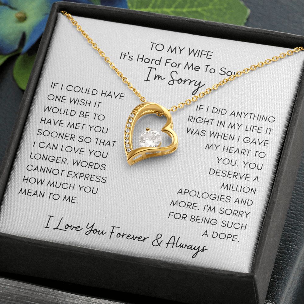 Forever Forgive Love Necklace