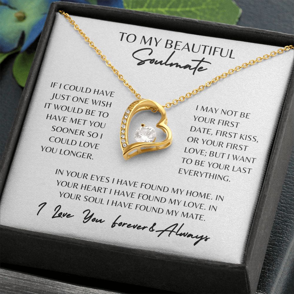 Beautiful Soulmate Forever Love Necklace