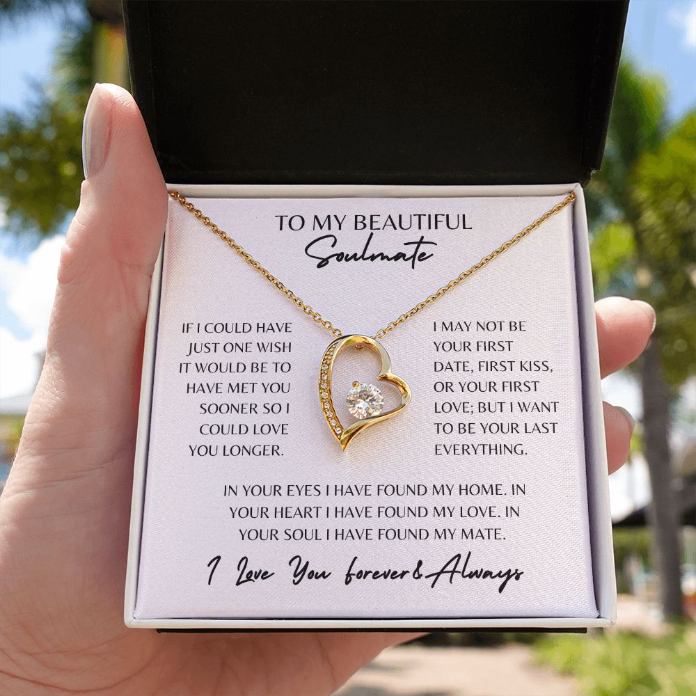 Beautiful Soulmate Forever Love Necklace