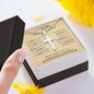 To My Son Graduation| I Will Always Be Here - Cross Necklace