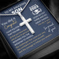Amazing Son Graduation | You Did It Congrats! - Cross Necklace