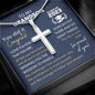 My Grandson Graduation | You Did It - Cross Necklace