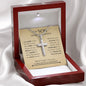 To My Son Graduation| I Will Always Be Here - Cross Necklace