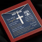 My Nephew Graduation | You Did It - Cross Necklace