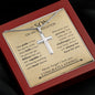 To My Son Graduation| I Will Always Be Here - Cross Necklace