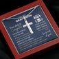 My Grandson Graduation | You Did It - Cross Necklace