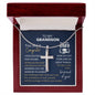My Grandson Graduation | You Did It - Cross Necklace