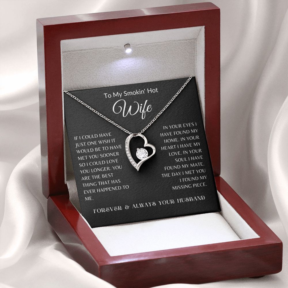 Heart Necklace For Your Smokin Hot Wife. Melt Her Heart This Valentines Day