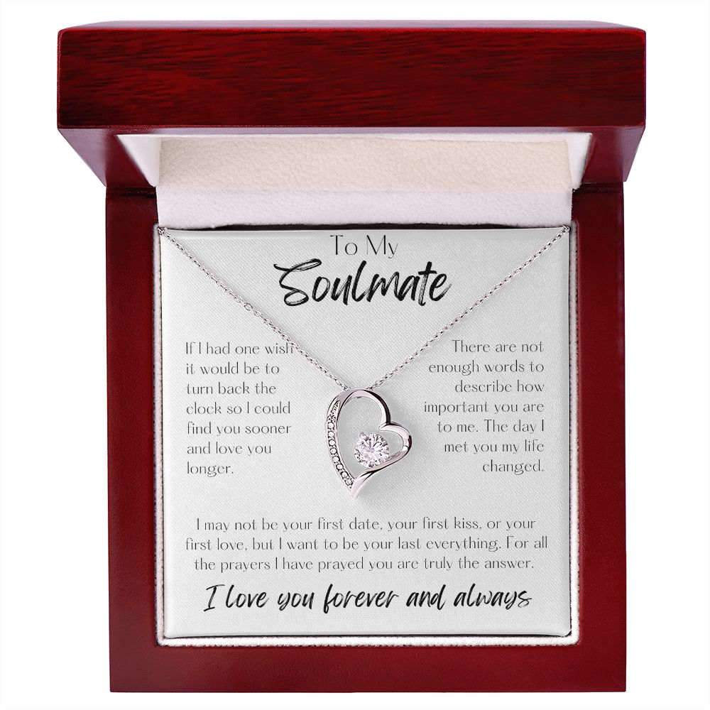 SOULMATE FOREVER LOVE ANSWERED PRAYER NECKLACE