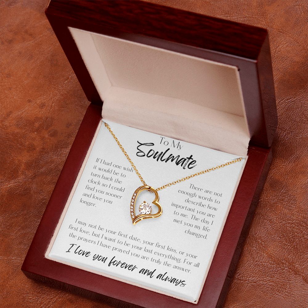 SOULMATE FOREVER LOVE ANSWERED PRAYER NECKLACE