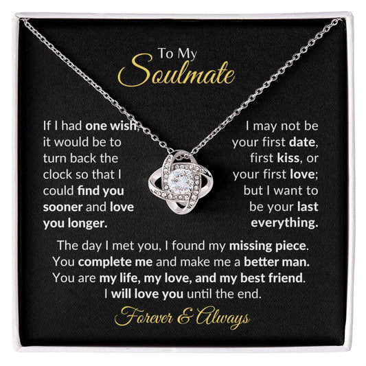 My Soulmate | Missing Piece - Love Knot Necklace