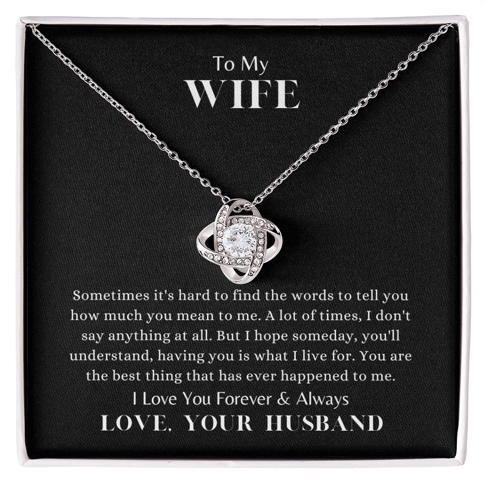 Love Knot Forever & Always Necklace