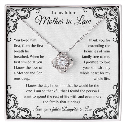 Mother in Law Love Knot Necklace