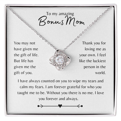 Bonus Mom Love knot Necklace