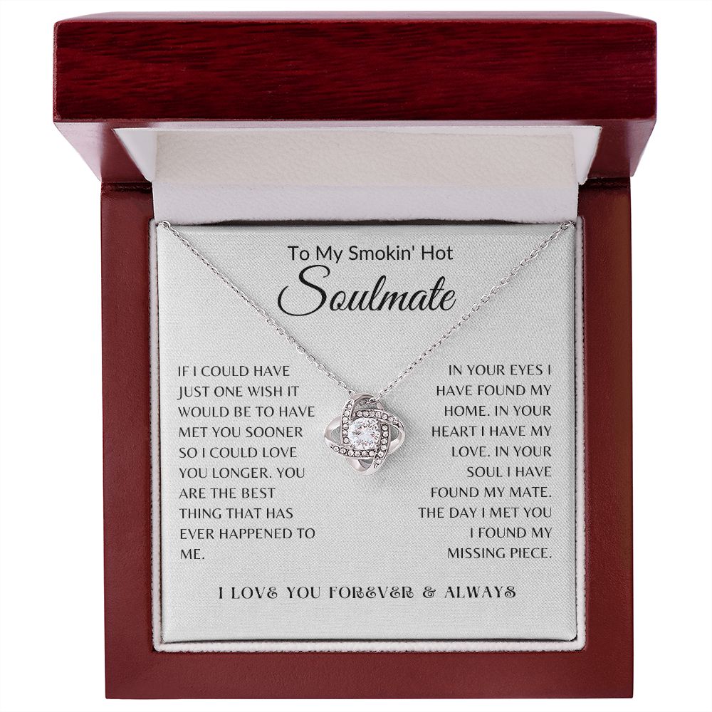 Smokin Hot Soulmate Love Knot Necklace