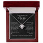 Love Knot Never Forget I Love You Necklace