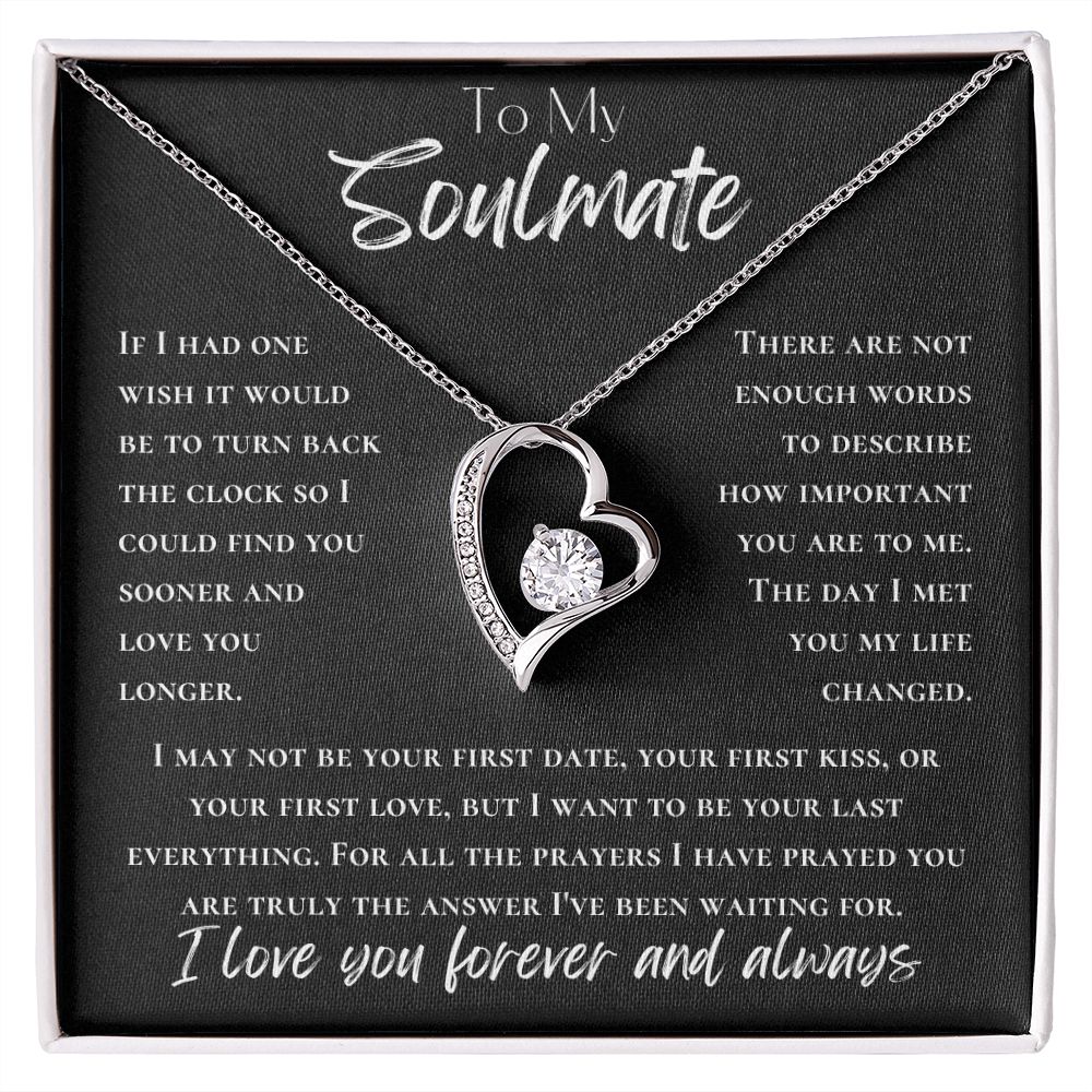 My answered prayer Soulmate Forever Love Necklace