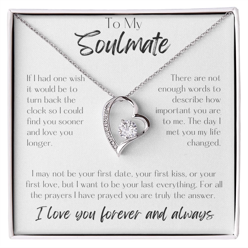 SOULMATE FOREVER LOVE ANSWERED PRAYER NECKLACE