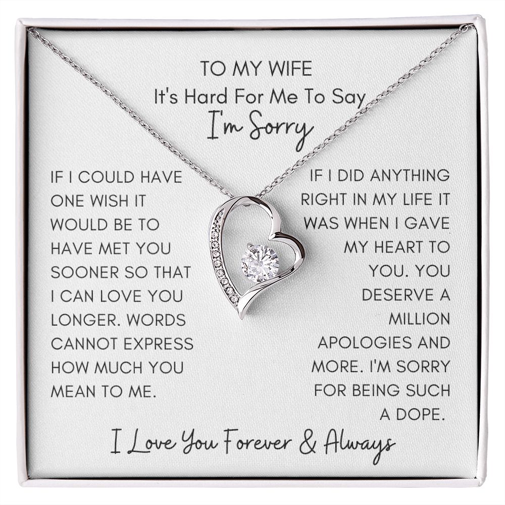 Forever Forgive Love Necklace